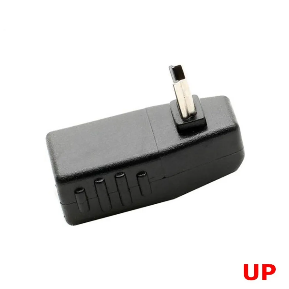 Mini USB 5-pinowe złącze męskie do USB żeńskie 90 stopni Adapter OTG do synchronizacji danych do samochodu MP3 MP4 telefon komórkowy z dyskiem