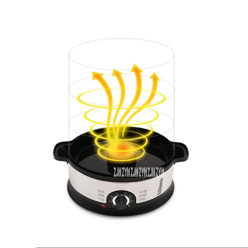 ES-07 家電食品スチーマー多機能スチーマーポット自動電源の 3 層大容量シーフード汽船炊飯器