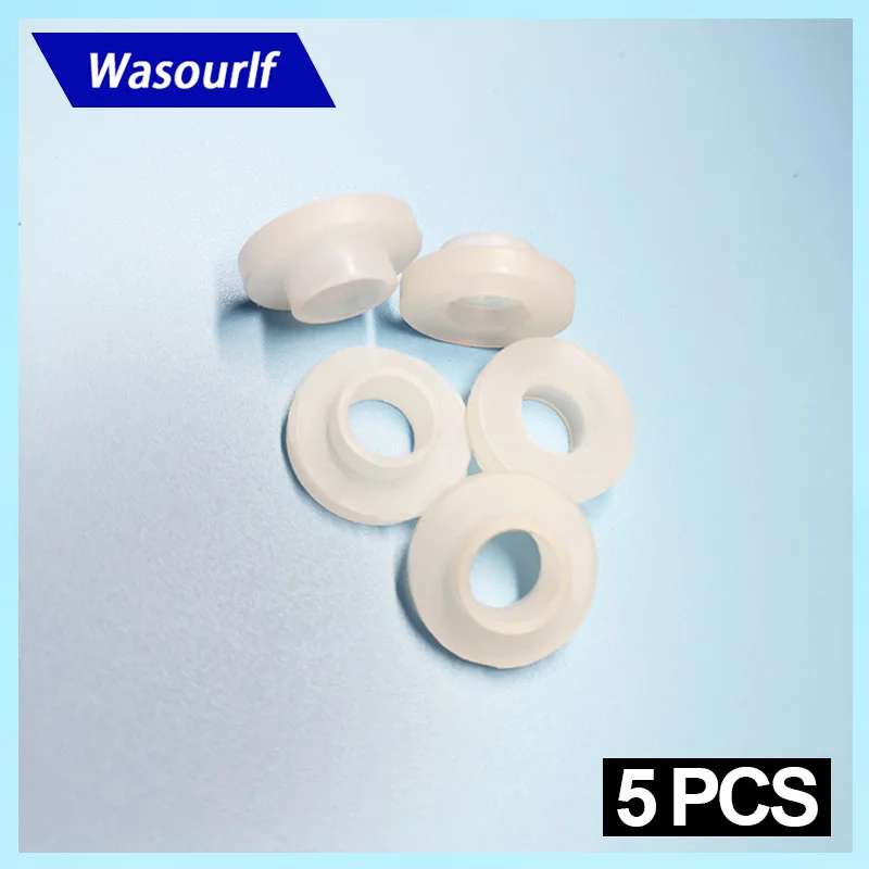 Wasourlf 5Pieces 18.6*10.8 Round Gasket Two Levels Pipe Rubber Ring Hermetic Seal Thickness 3mm Water Bathroom Kitchen Accessory