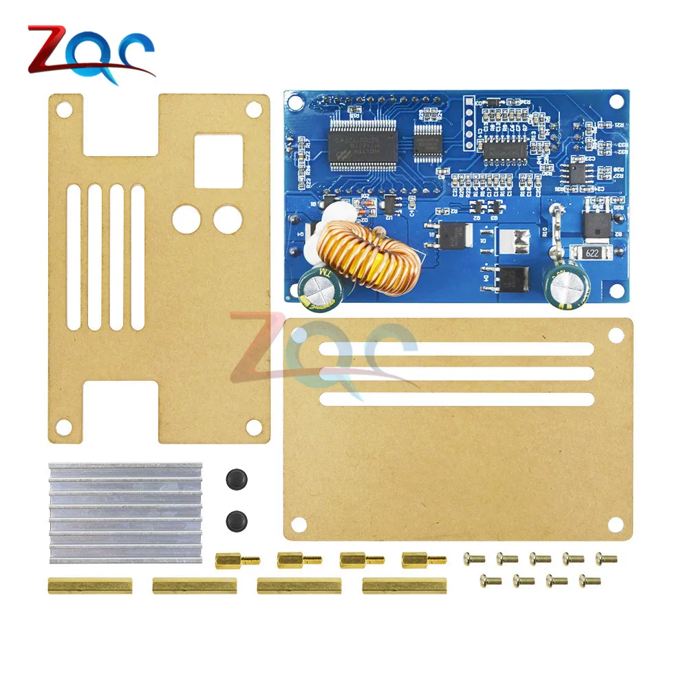 DC-DC DC 9 -45V to 10 -50V 5A Step Up Power Supply Module Adjustable Boost Adapter CV/CC Converter LCD Display with Case