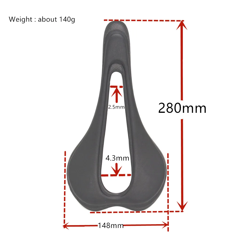 KOCEVLO Super light Carbon Fiber +PU leather Saddle Saddle SuperFlow MTB Road race Bicycle saddle bike seat mount