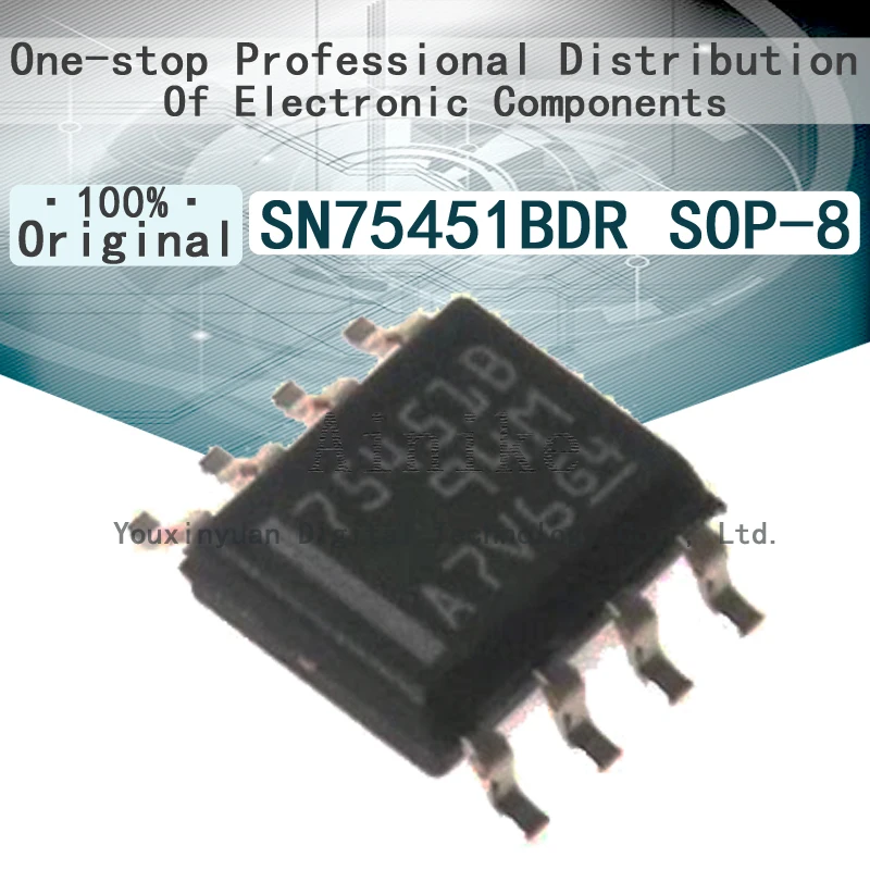 10/Pcs New Original SN75451BDR SOP-8 75451B Buffer line driver IC chip SOIC-8