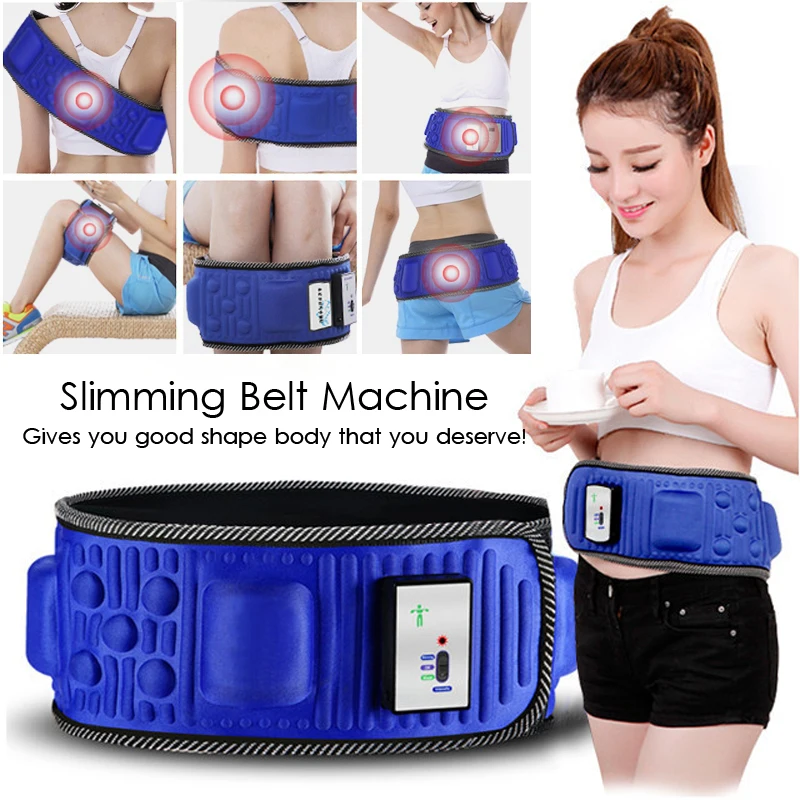 

Body Electric Vibrating Massager 5 Motors Slimming Belt Body Waist Leg Slimming Fat Burning Weight Losing Body Shaping Machine