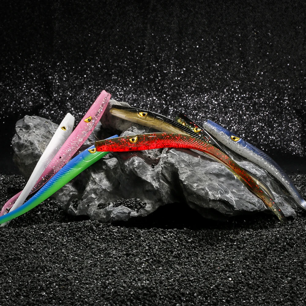 JOHNCOO Señuelo de silicona 125mm – Cebo suave para pesca - imagen 3