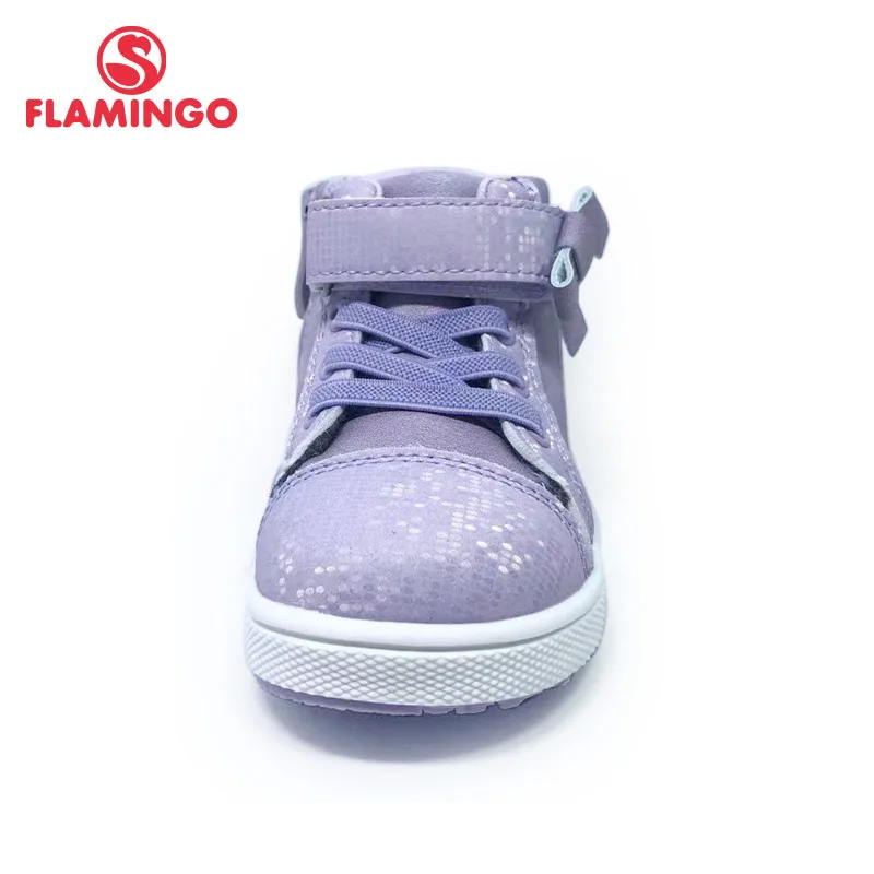 FLAMINGO Autumn Felt High Quality PURPLE Kids Boots Size 22-27 Anti-slip Shose for Girl Free Shipping 212B-Z5-2509