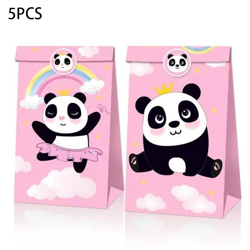 panda Candy Bags birthday party wedding ceremony Theme Party Supplies Box Gift Bags Hanging Party Decoration