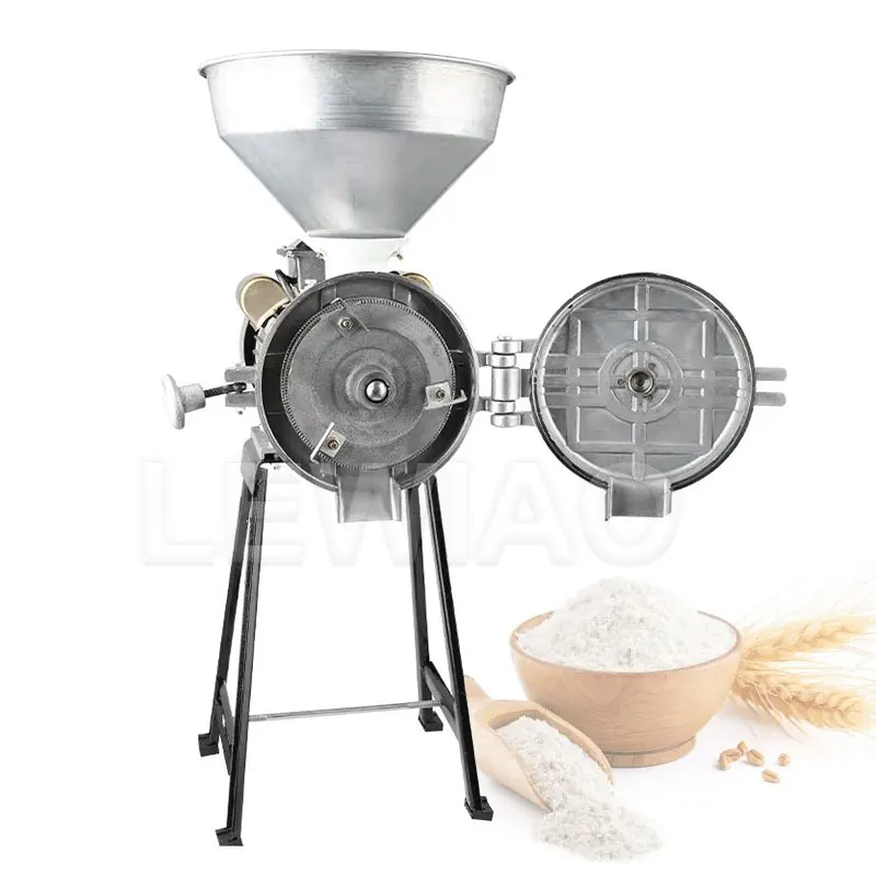 Commercial Wet And Dry Food Grains Grinder Small Fine Powder Grinding Machine Whole Grain Mill Crushing Machine Feed Crusher