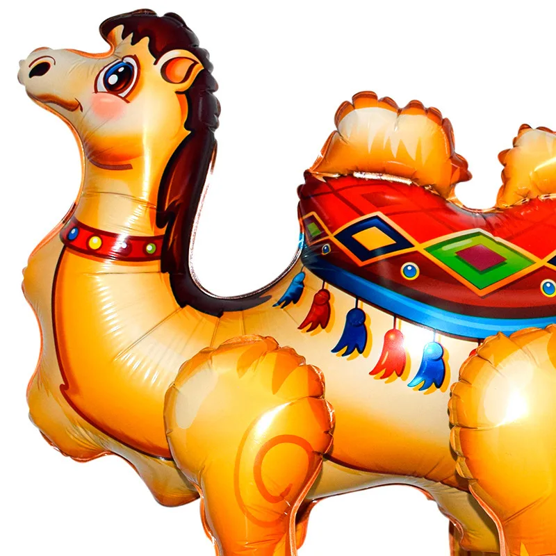 DIY 4D Walking Alpaca Camel Foil Balloons Jungle Animal Balloons Desert Camel Theme Birthday Party Decorations Home Decors Toys