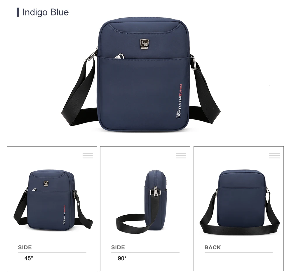 Oiwas hochwertige wasserdichte Herren Umhängetasche Mini Business Umhängetaschen reisen Messenger Sling Pack lässige Handtaschen – Detail 6