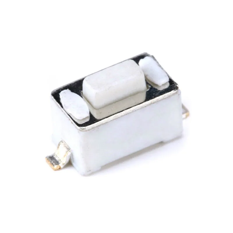 100PCS 3X6X4.3MM Micro Switch White Button Tactile Tact Push Switch 3*6*4.3MM SMD