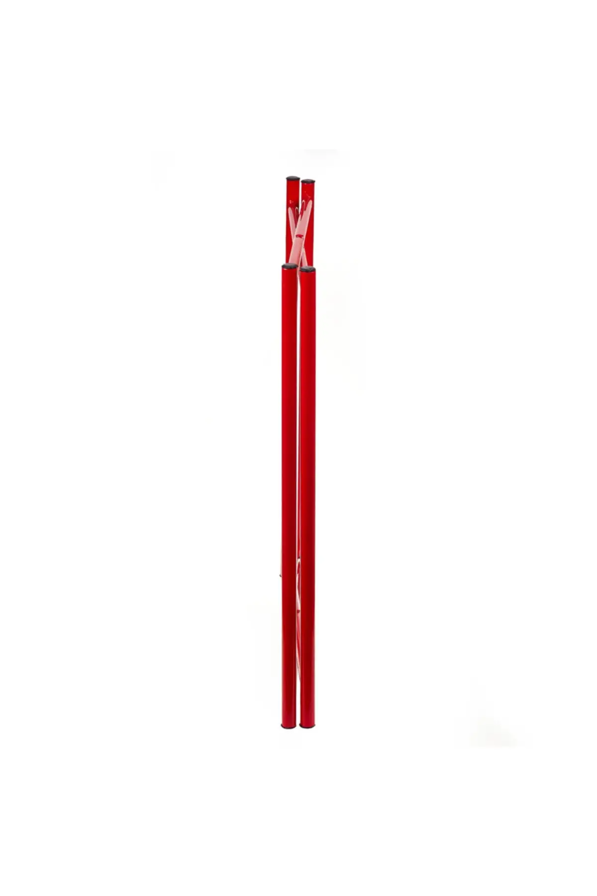 Red Foldable Metal Coffee Table