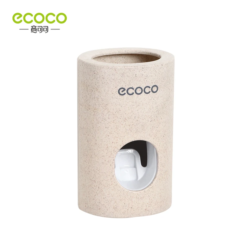 ECOCO Automatic Toothpaste Squeezer Bathroom Accessories Dustproof Back-paste type No-punching Simple Design Lazy Products