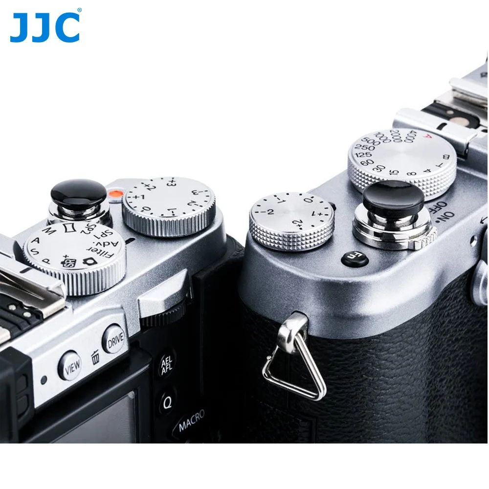 Pulsante di rilascio dell'otturatore in metallo JJC per Fujifilm XT4 XT3 XT2 XT30II XT20 XT10 X100 X100S X100T X100F XE4 XE3 XE2S X-PRO1 X-PRO2