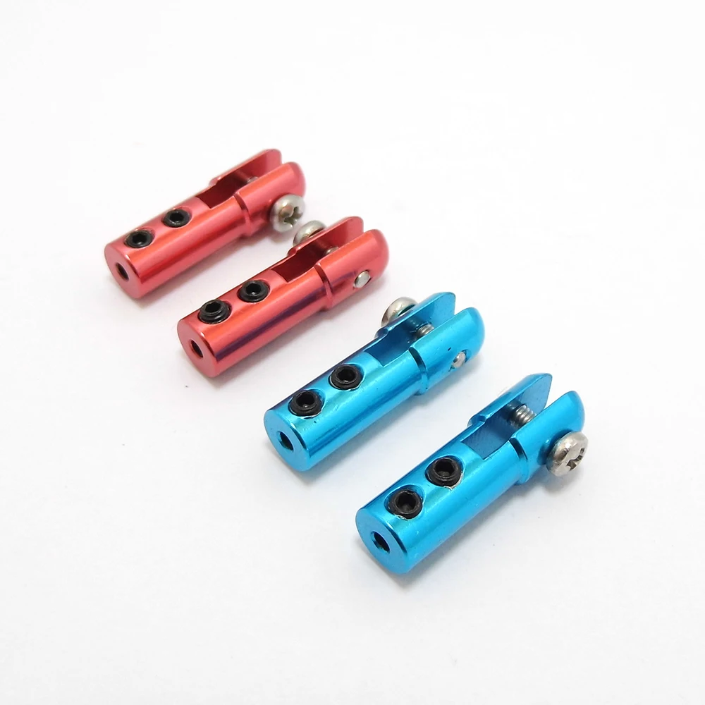 10PCS Metal Servo Arm Linkage Tie Rod End Clevis Steering Rudder Joint Coupler for RC Boat Airplane Equipment Box