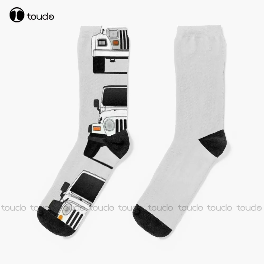 

Trio Classic 4X4 Automotive Socks Mens Funny Socks Christmas New Year Thanksgiving Day Gift Unisex Adult Teen Youth Socks Custom