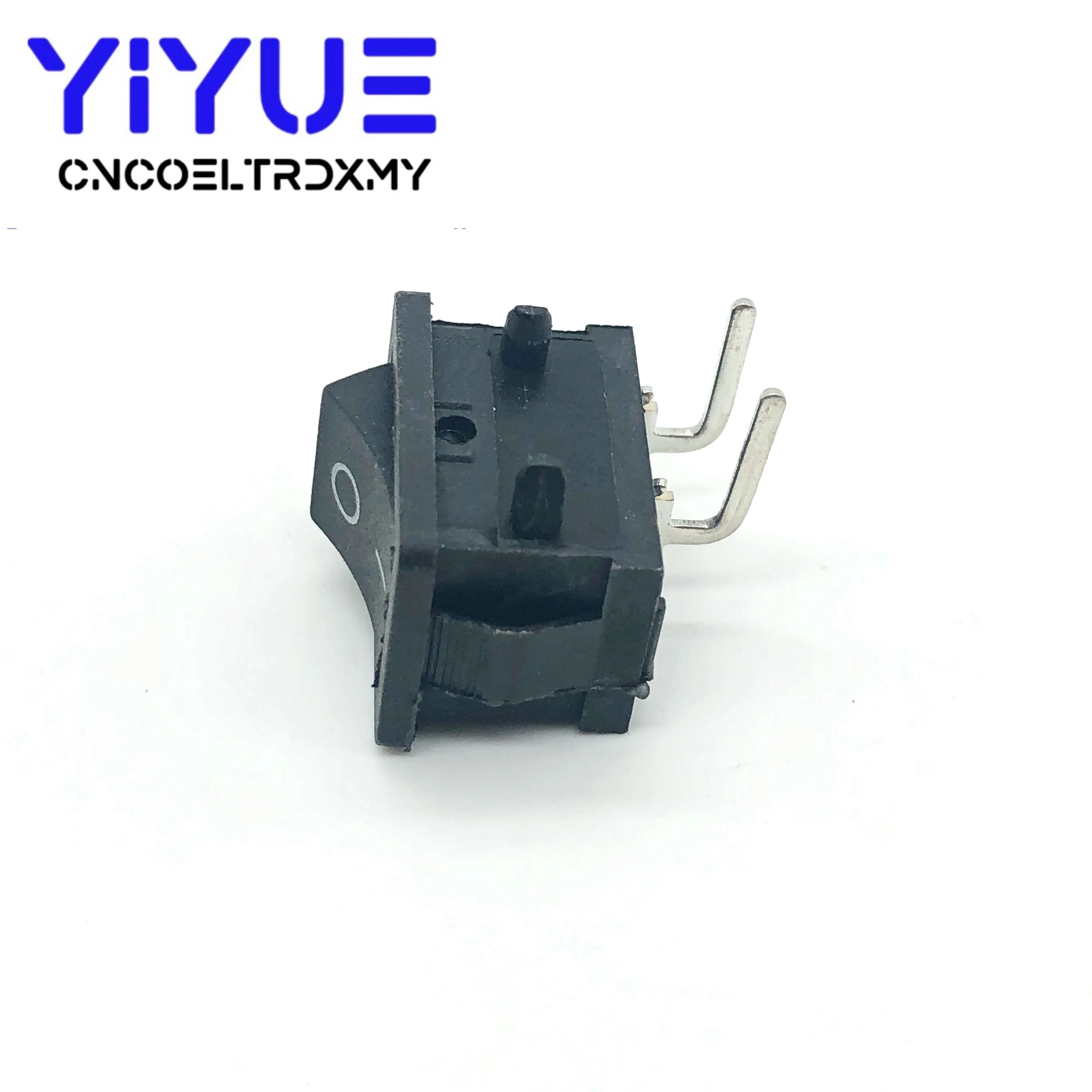 5Pcs Rocker switch KCD11-2P 2 Pin 2 files 90 degree Curved foot 20*15MM Push Button Mini Switch