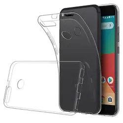 Przezroczyste silikonowe etui na telefon komórkowy Xiaomi Mi A1 5X Soft TPU Back Armor MiA1 Mi5X 360 Shockproof Clear Housing Gel