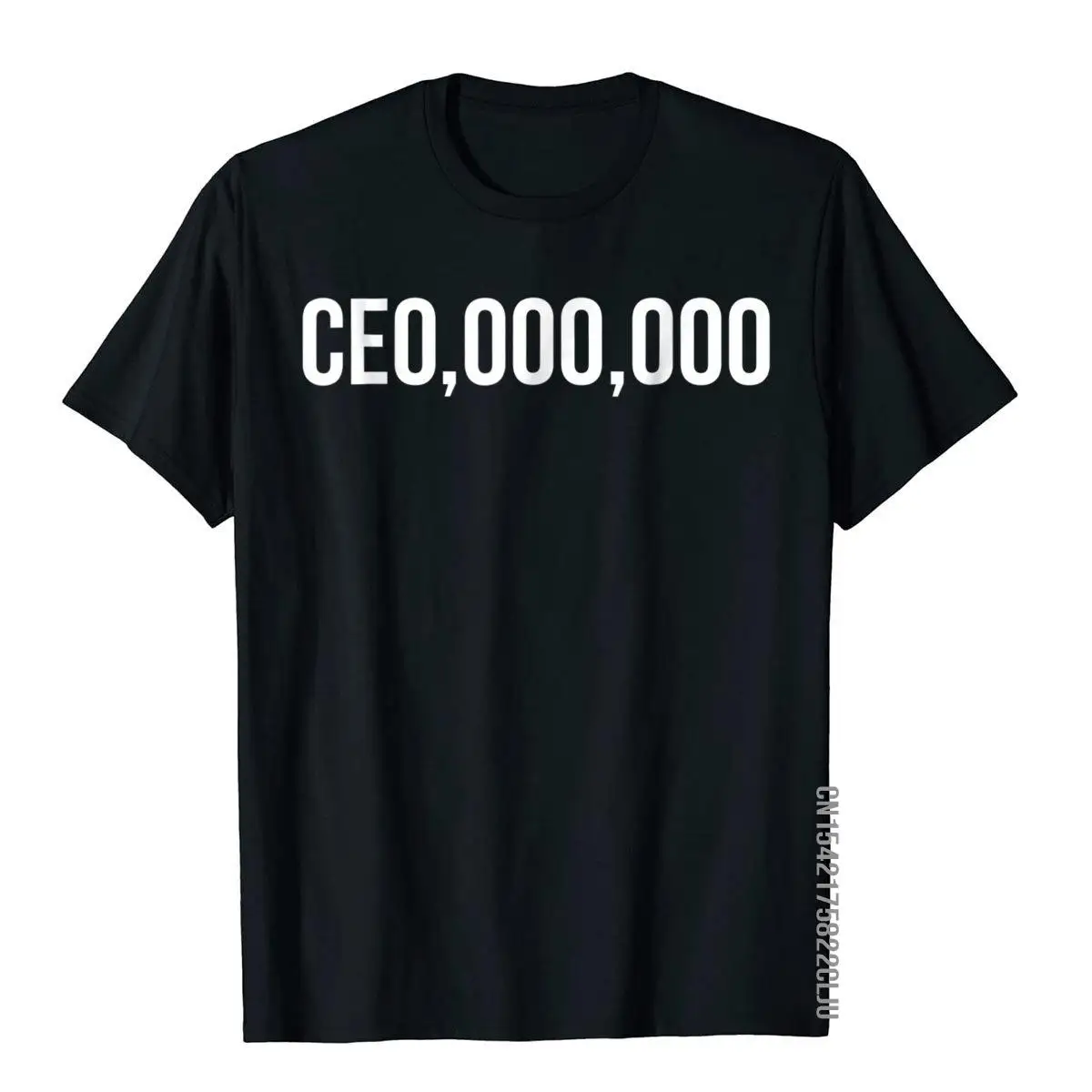 Entrepreneur CEO000000 T-Shirt Comics Mens T Shirt Hip Hop Cotton Tops Shirt Summer Harajuku Streetwear Crew Neck