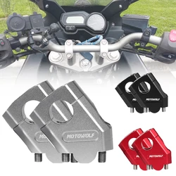 For YAMAHA FZ6 S2 FZ 6 FAZER MT-07 MT-09 MT07 MT09 MT 07 MT 09 Motorcycle 22mm 28mm Handlebar Heightening Riser Bar Clamp Mount
