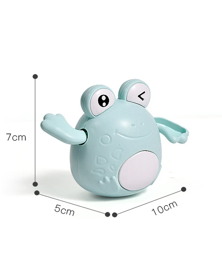 New Baby Bath Cartoon Animal Swimming Toys Frogs Crab Infant Swim Chain Clockwork Classic Baby Cognition Water Toy For Children