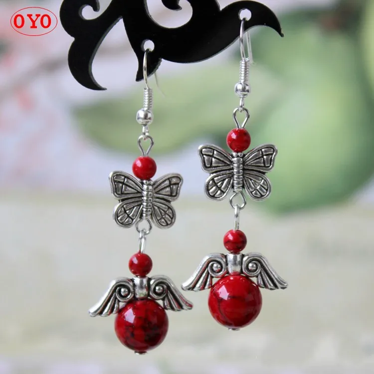 

925 silver factory new ethnic style earrings