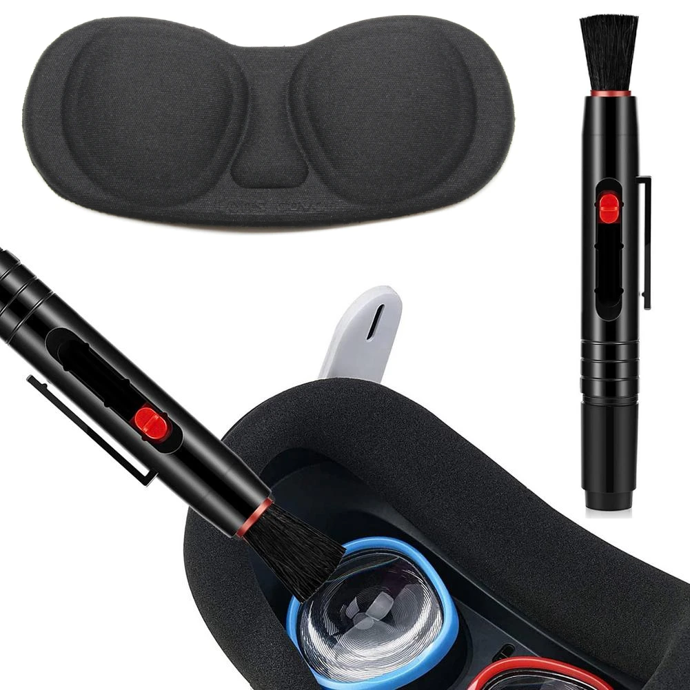 VR Glasses Cleaning Pen For Meta Quest 3 PICO4 PSVR2 Lens Cleaning Pen Brush Dust Fingerprint For Oculus Quest 2 Accessories