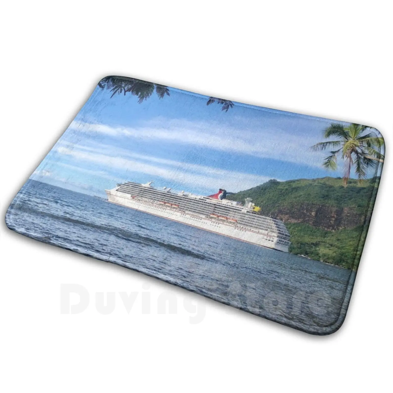 

Cruise Ship Holiday Carpet Mat Rug Cushion Jetty Sunset Sunrise Stand Up Paddle Board Beach Ski Boat Water Ocean Serenity