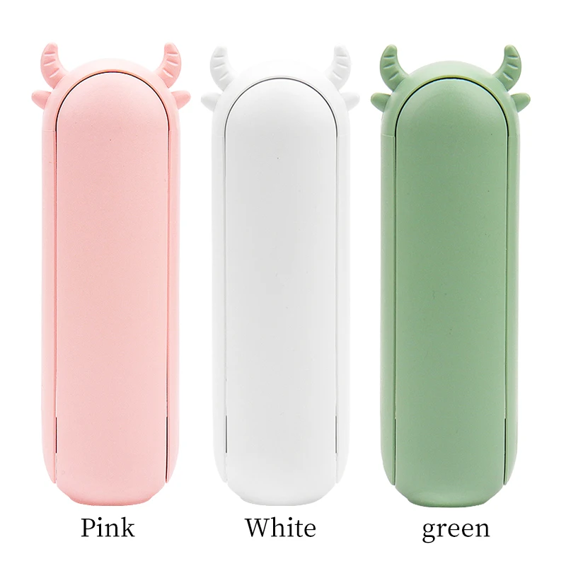 Tragbarer faltbarer elektrischer Lüfter 3-in-1-Mini-Handheld-USB-Lüfter Trockner Pfropfen Wimpern kleber Fan Beauty Make-up-Tools