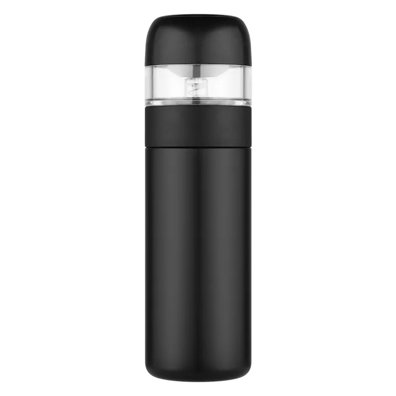 320ML Thermos with glass tea cup Insulated Cup 316 Stainless Steel Vacuum Thermos Travel Coffee Tea Mug