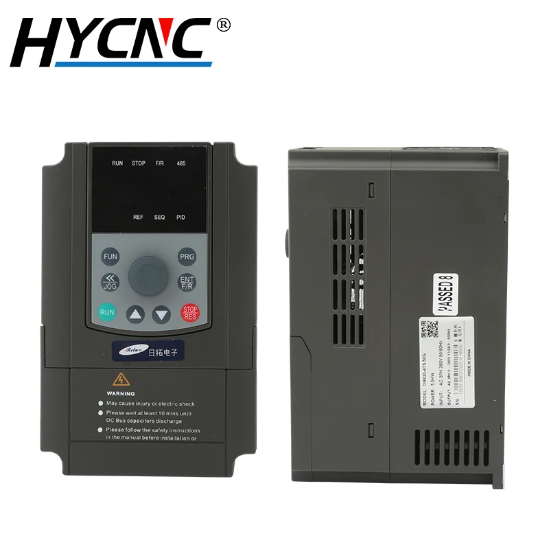 Rituo VFD Inverter DB620 Series 1.5 2.2 3 4 5.5 7.5KW tiga fase ukiran CNC pengendali kecepatan 220V 380V