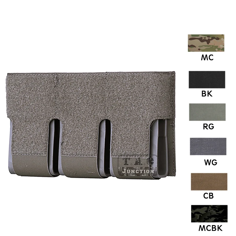 Tactical Triple 556 Plate Carrier Shingle KTS Magazine Pouch KYWI Insert Clip Hook Magazine Carrier