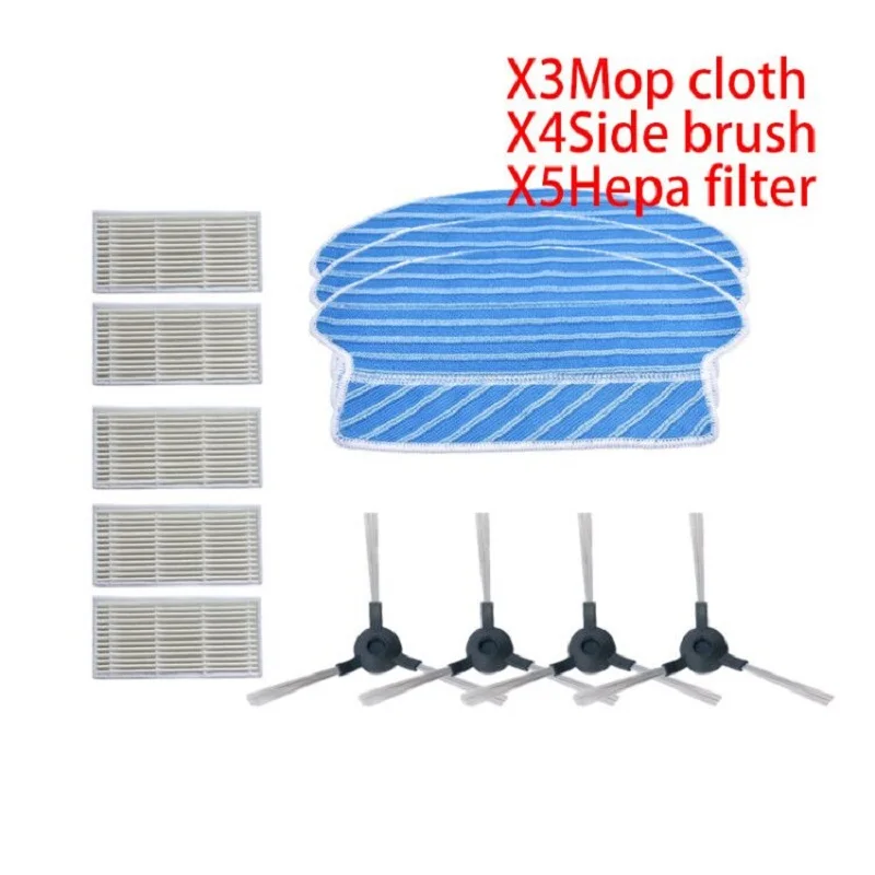 Panno di zazzera della spazzola laterale del filtro da HEPA del Robot per gli accessori Robot delle parti dell'aspirapolvere kt516 di kitfort KT-516