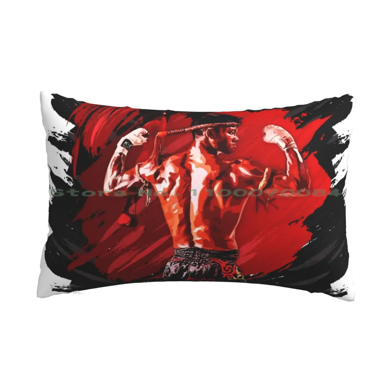 Buakaw Banchamek Artwork By Shunsuke. Pillow Case 20x30 50*75 Sofa Bedroom Buakaw K1 Muaythai Kickboxing Muay Thai Fighter