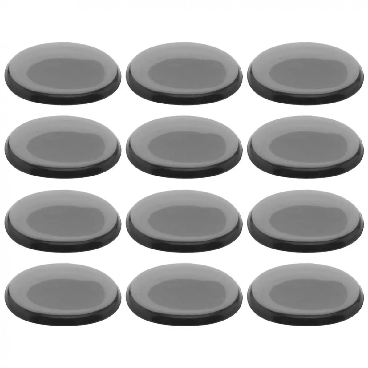 12Pcs Silicone Drum 3 Colors Damper Pads Drum Snare Mute Pad Soft Drum Damper Gel Pads for Jazz Drums Muffler Tone Control
