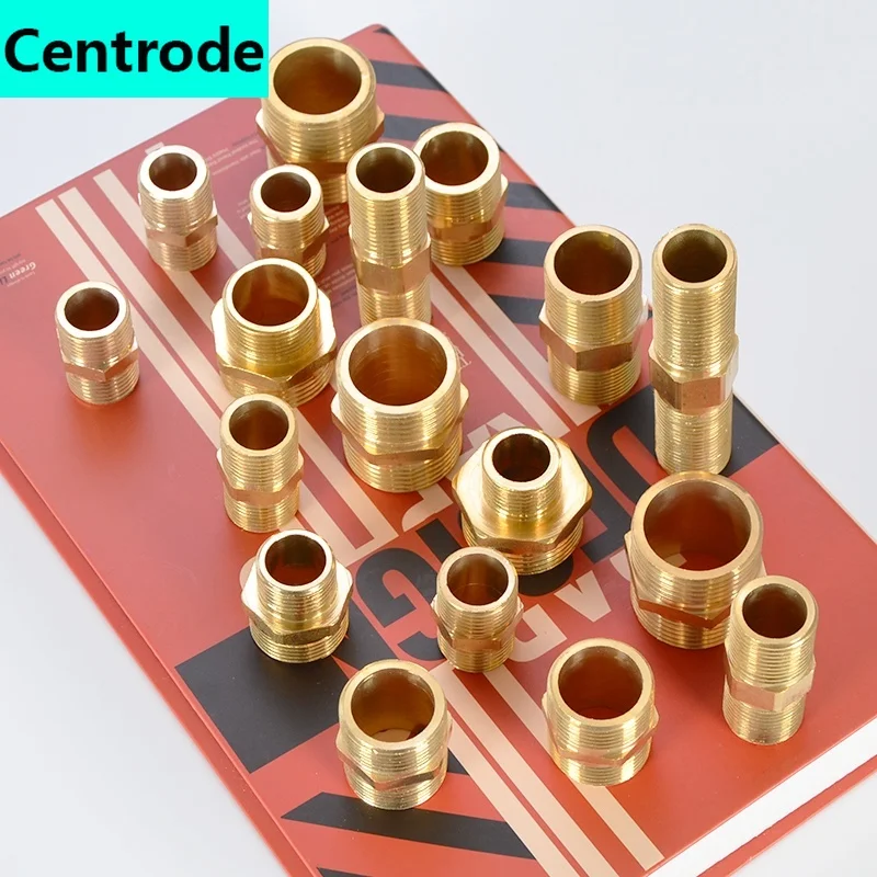 1/2in fio exterior dobro diretamente para o fio 3/4in curto fio de extensão de extremidade de fio longo encaixe de entrada de 1 polegada encaixes de tubulação