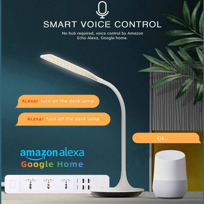 Uniwersalna inteligentna listwa zasilająca Wifi 3 gniazda gniazdo 2 USB 2 type-c 3.0A szybkie ładowanie sterowanie głosowe dla Alexa asystent Google