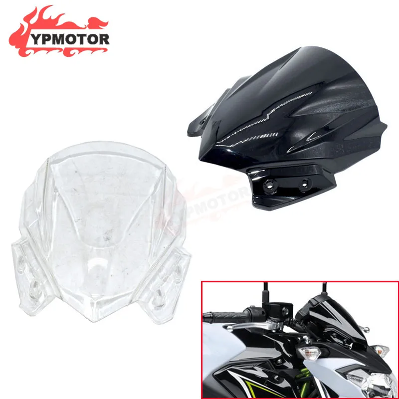 

Z 650 17-19 Sport Bike ABS Windscreen Windshield Front Air Deflector Viser Visor Fairing For Kawasaki Z650 2017-2019 2018