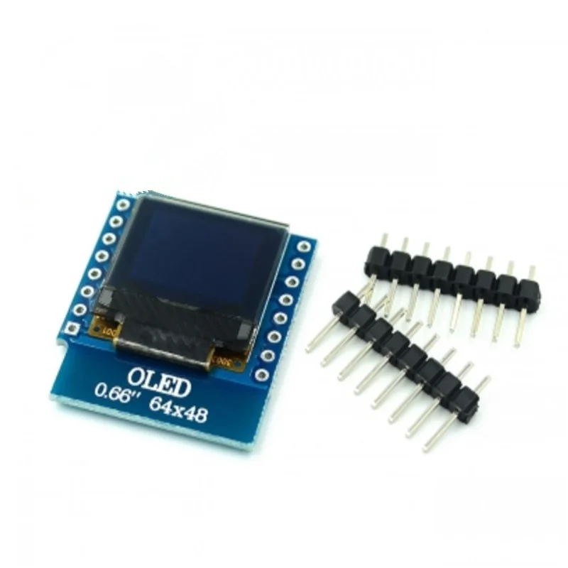 Módulo de pantalla OLED de 0,66 pulgadas, módulo LCD, interfaz ici2c para D 1 MINI