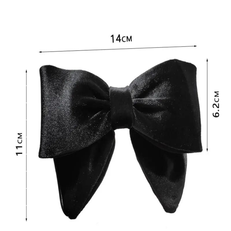 Fashion Hairpins For Women Girls Elegant Velvet Three-dimensional Hair Clip Barrettes Bowknot Hairgrip Headwear Hair Accessories