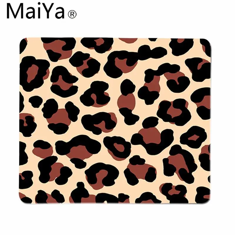 Maiya Top Quality Leopard Print Art Rubber Mouse Durable Desktop Mousepad  Top Selling Wholesale Gaming Pad mouse