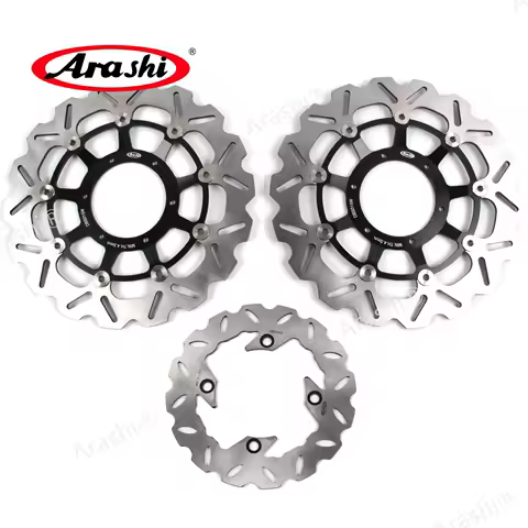 Arashi 1 Set For HONDA CBR1000RR CBR1000 2004 2005 / CBR600RR 2003-2015 CBR600 2006 2007 2008 2009 Front Rotors Rear Brake Disc