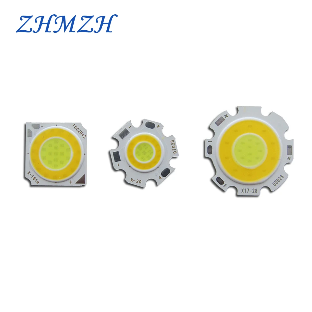 10pcs/Lot 260mA Two Color COB LED Chip 3w 5w 7w 10w Dual Color Light Bead 2011 1917 2820 SMD Downlight Double Color Light Source