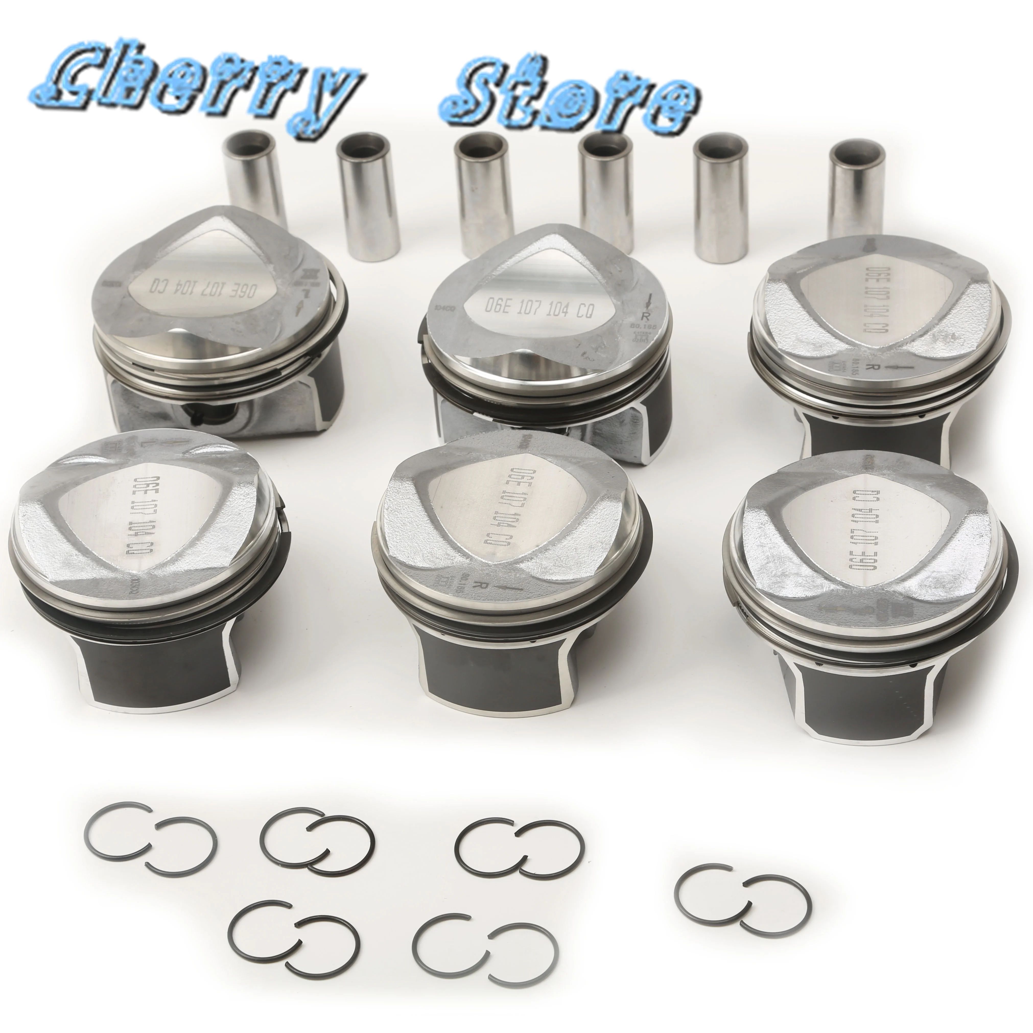 

06E107066DQ Engine Pistons Rings Set STD Φ84.51mm For Audi A7 Sportback (4GA) A8 (4H8) S8 Quattro CLXB 2.5TFSI 06E198151S