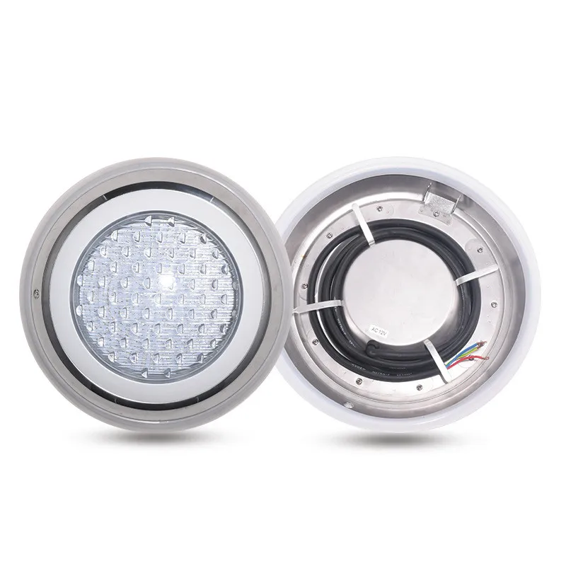 Imagem -05 - Luz de Piscina em Ip68 Led 20w 30w 40w 50w 60w à Prova Dágua Lâmpadas Subaquáticas Ac12 v Rgb Aço Inoxidável