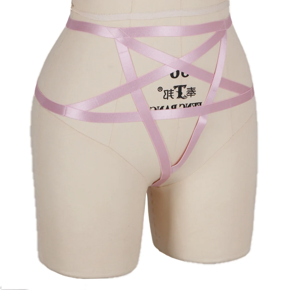 Pentagram Pastel Goth Leg Garter Sword Belts Women's Sex Products Sexy Body Bondage Bdsm Harness Adjust Elastic Bandage Costume