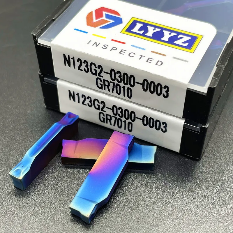 Herramienta de torno de inserción de carburo de alta calidad, herramienta de corte de hoja de ranurado N123G2 0300 0003 CR, CNC, N123G2