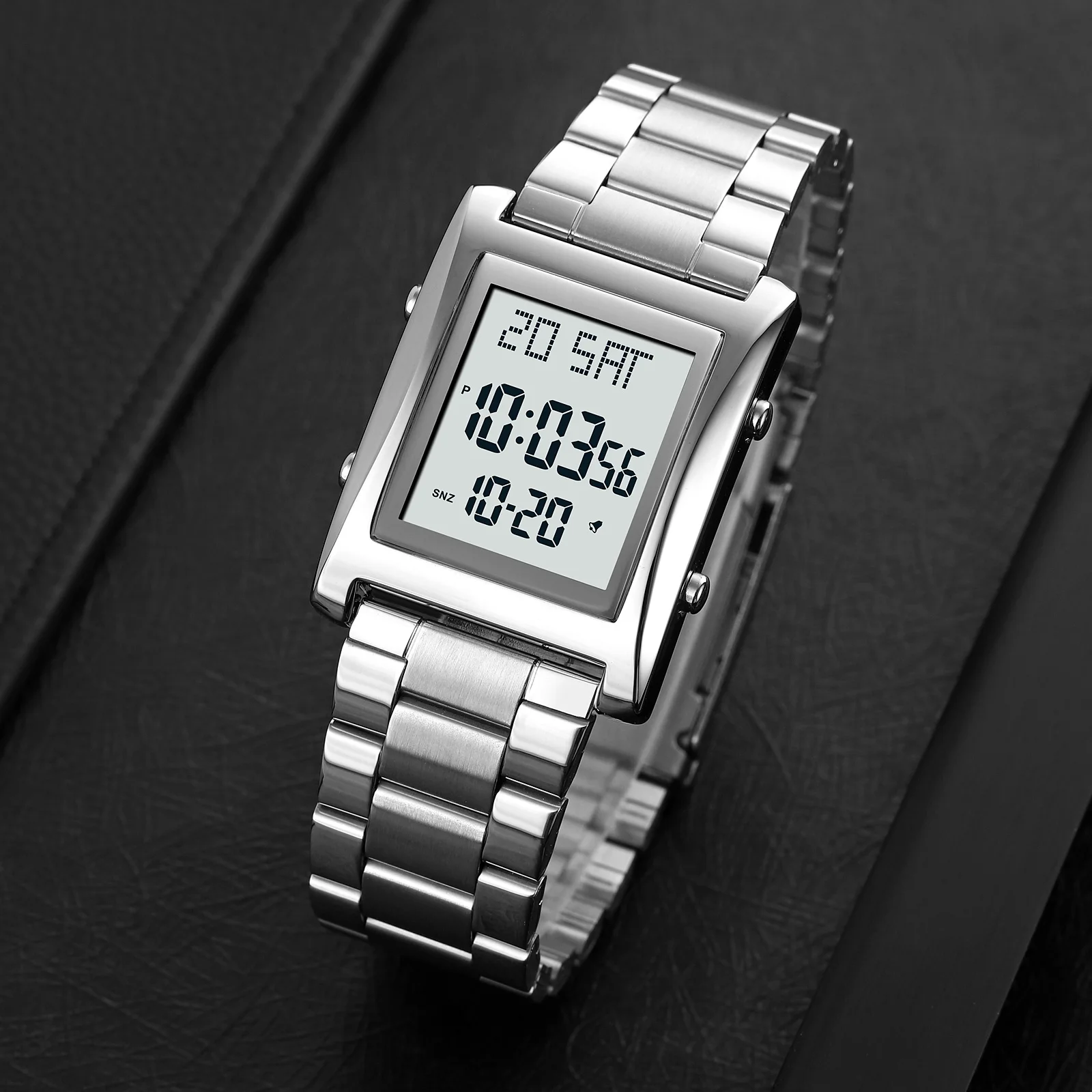 2023 SKMEI Man LED Digital Watch For Mens Stainless Steel Luminous Waterproof Male Wristwatch Electronic Clock Relogio Masculino