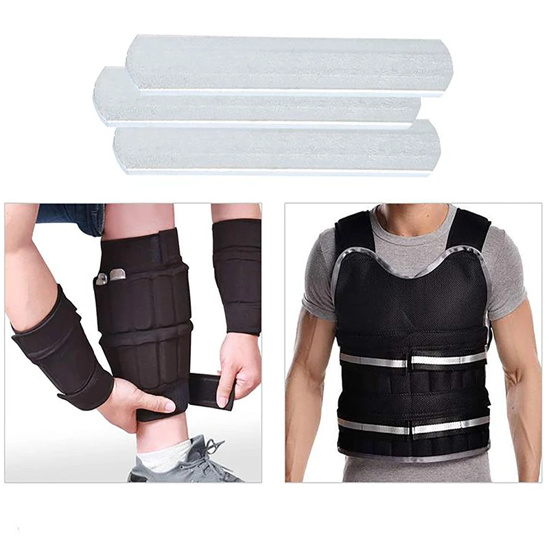 Adjustable Weighted Vest Wristband Weight Steel Plate for Ankle Weights Stainless Steel Block Fitness Equipment Accessories