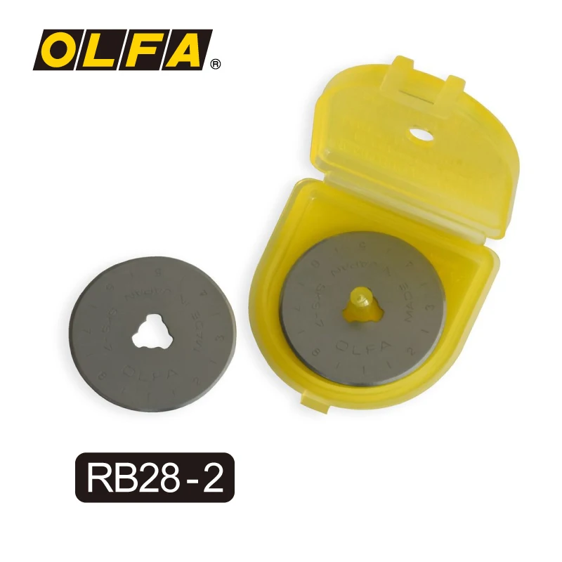 Olfa Rb28-2/10 rotary cutter Japan, Original, Imported, Hob Blade, 28mm, Round Knife, Japanese And English Version