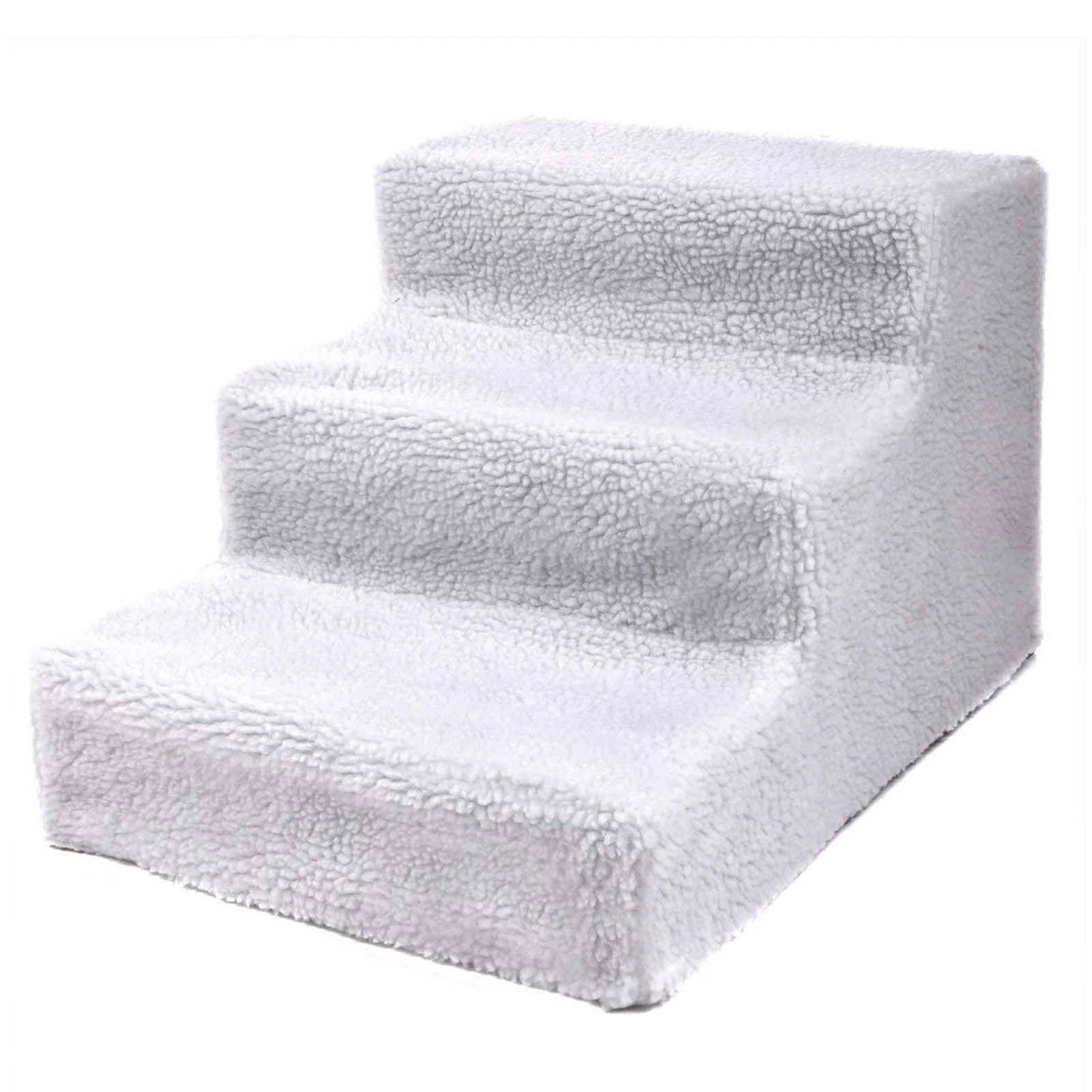 3 Steps Anti-slip Plush Cloth Pet Stairs for Dog Cats Removable Dogs Bed Stairs Dog Stairs Pet Climbing Ladder Pet Products